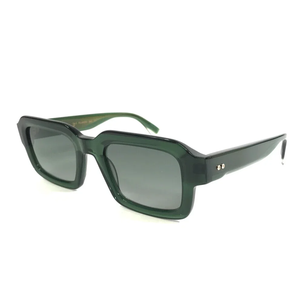 Gigi Studios Sunglasses MARX 6906/7 Crystal Green Frames Green Polarized Lenses
